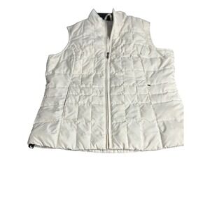 EDDIE BAUER - Women's White Quilted Vest